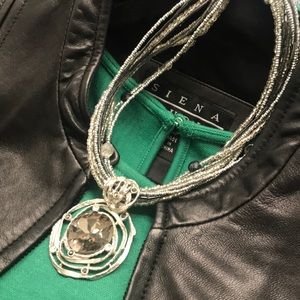 🎆 Galaxy Beaded Statement Necklace 🎆